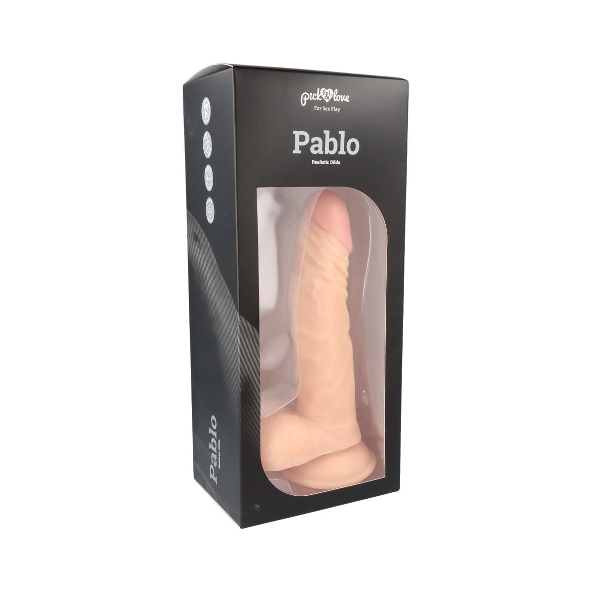 Dildo realist Pick&amp;Love PVC Ø 4 cm (17 cm), 6, roseregalo.com