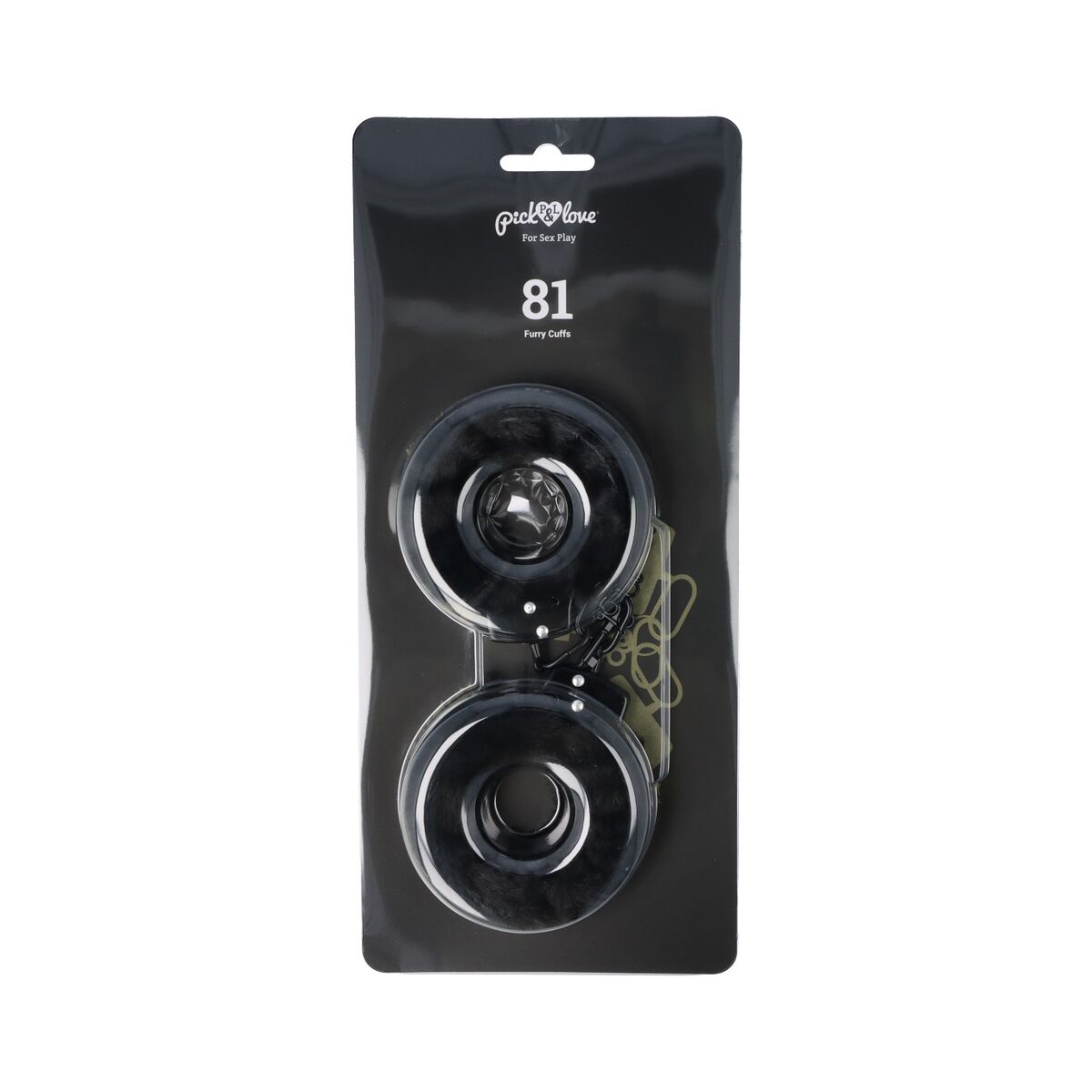 Cătușe Pick&amp;Love Negru, 2, roseregalo.com