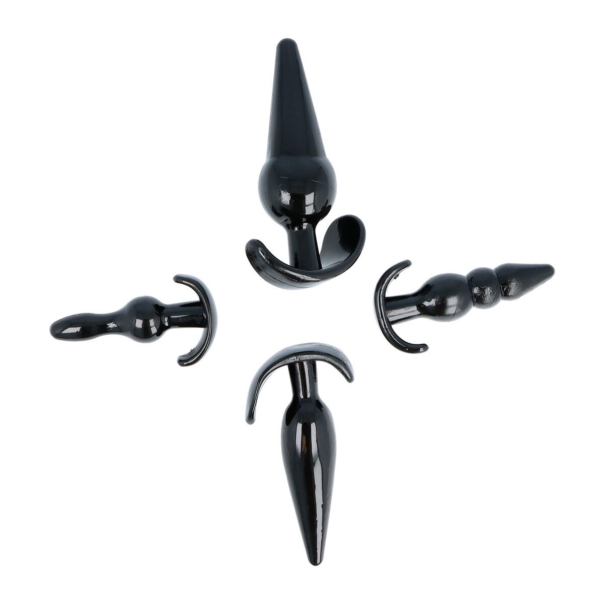 Plug Anal Pick&amp;Love Nº 92 Negru 4 Piese, 6, roseregalo.com