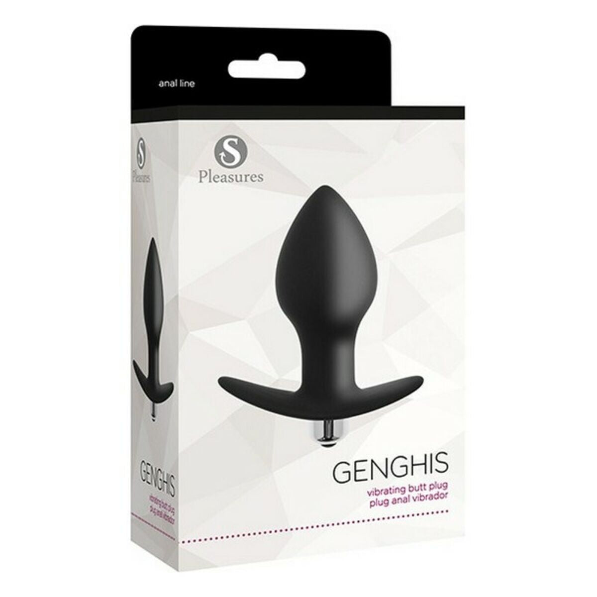 Plug Anal S Pleasures Genghis Negru, 2, roseregalo.com