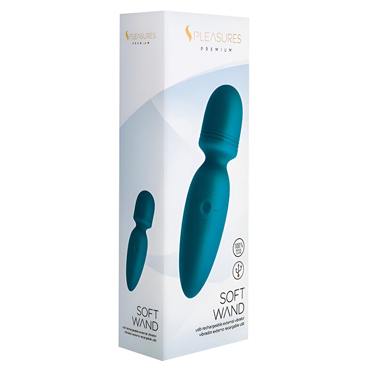 Dispozitiv de Masaj S Pleasures Turquoise, 2, roseregalo.com