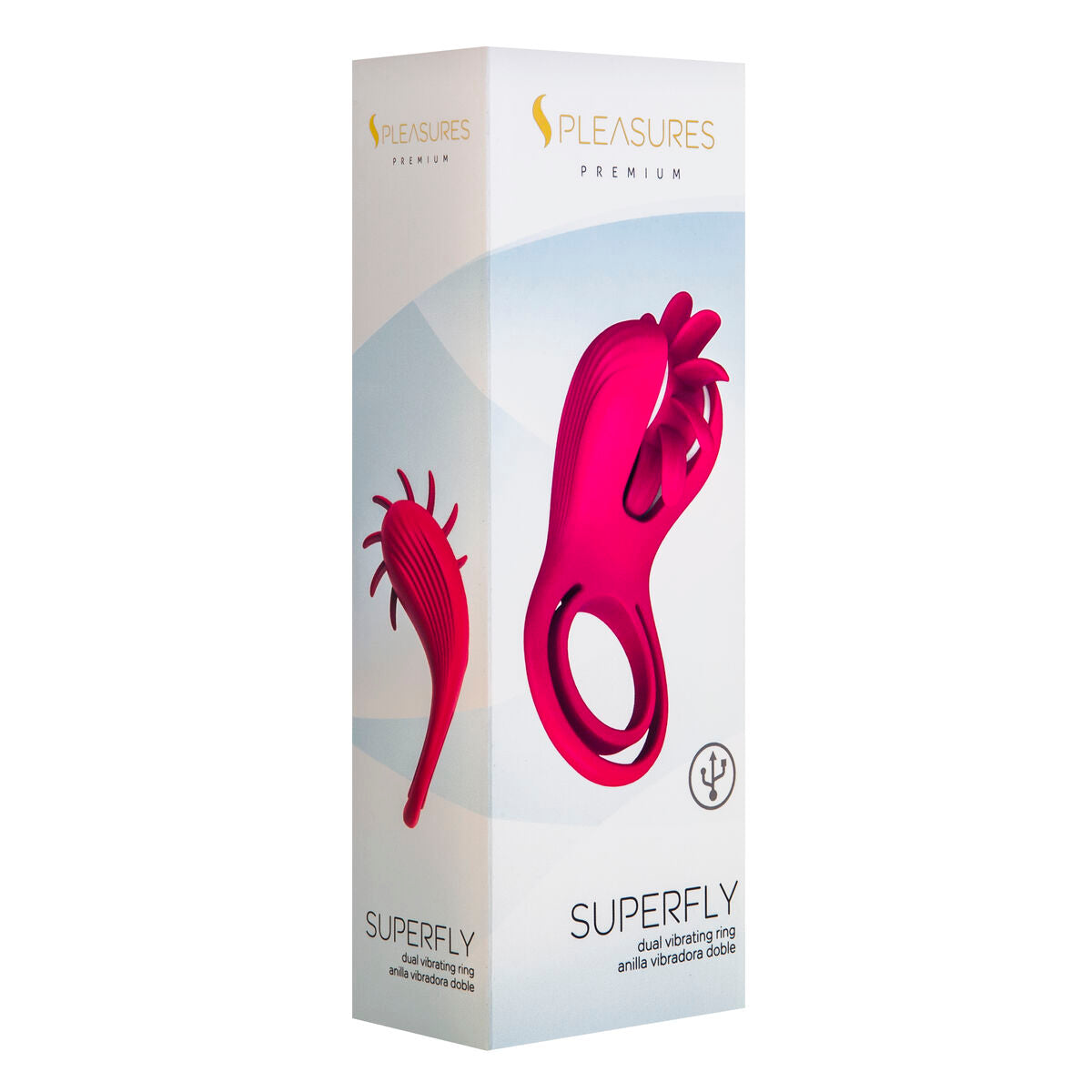 Inel de Penis Vibrant S Pleasures Roz, 2, roseregalo.com
