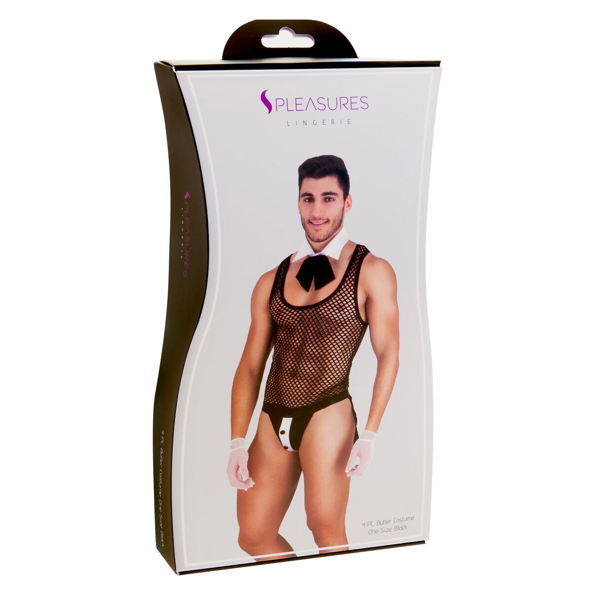 Costum Erotic S Pleasures Alb Mărime unică, 1, roseregalo.com