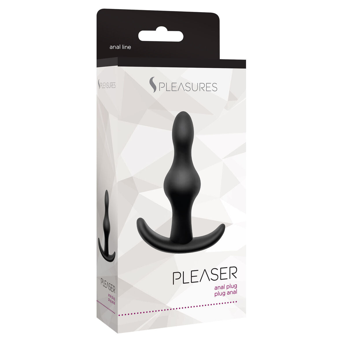 Plug Anal S Pleasures Negru, 1, roseregalo.com