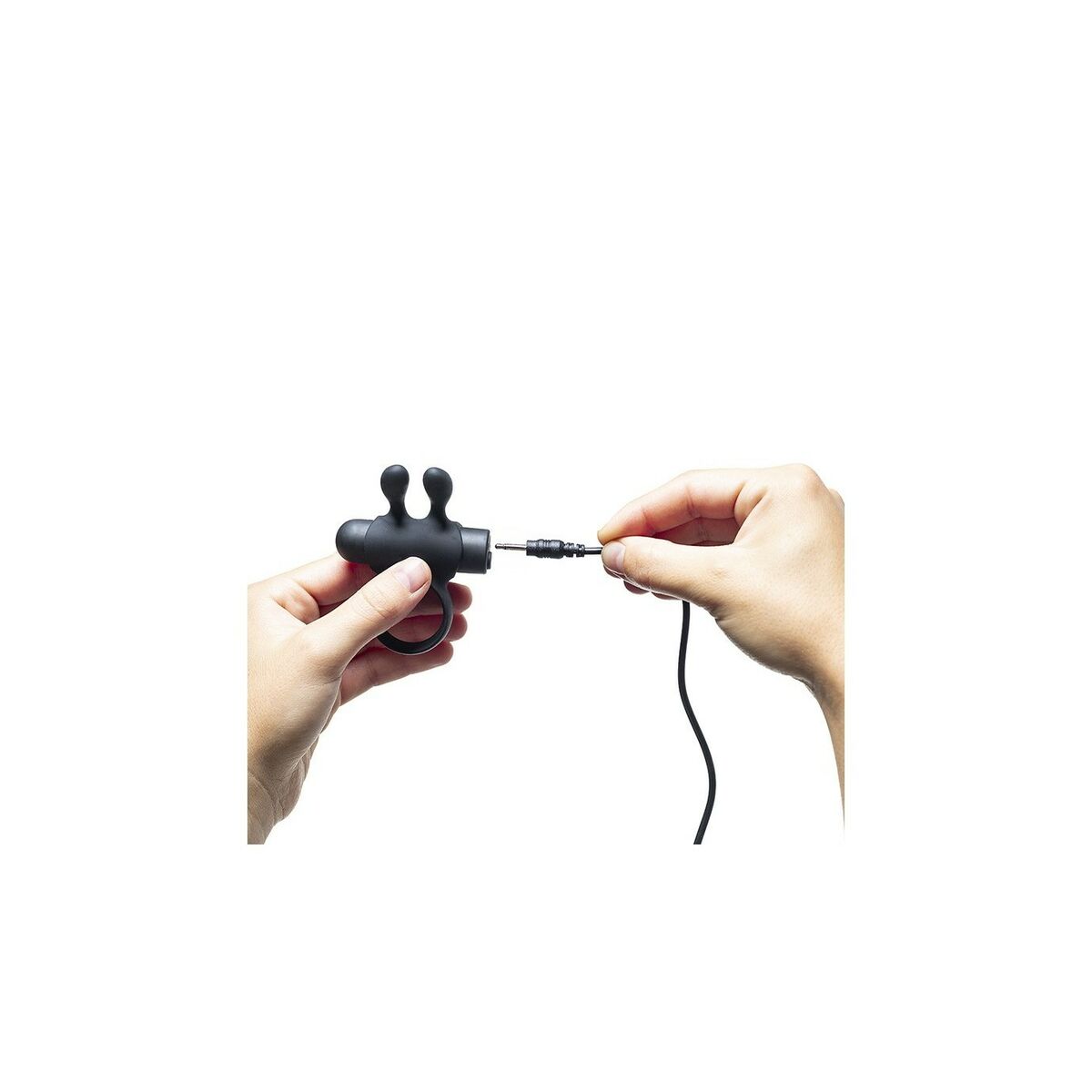 Inel Vibrator Diversual Negru, 6, roseregalo.com