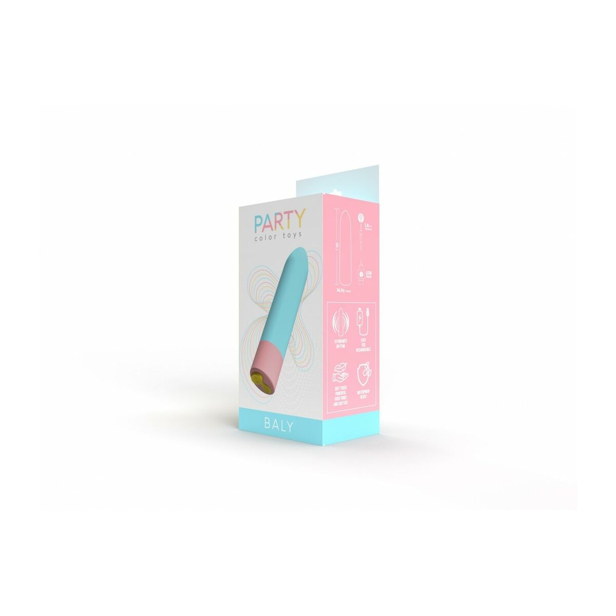 Vibrator Bullet Party Color Toys, 2, roseregalo.com