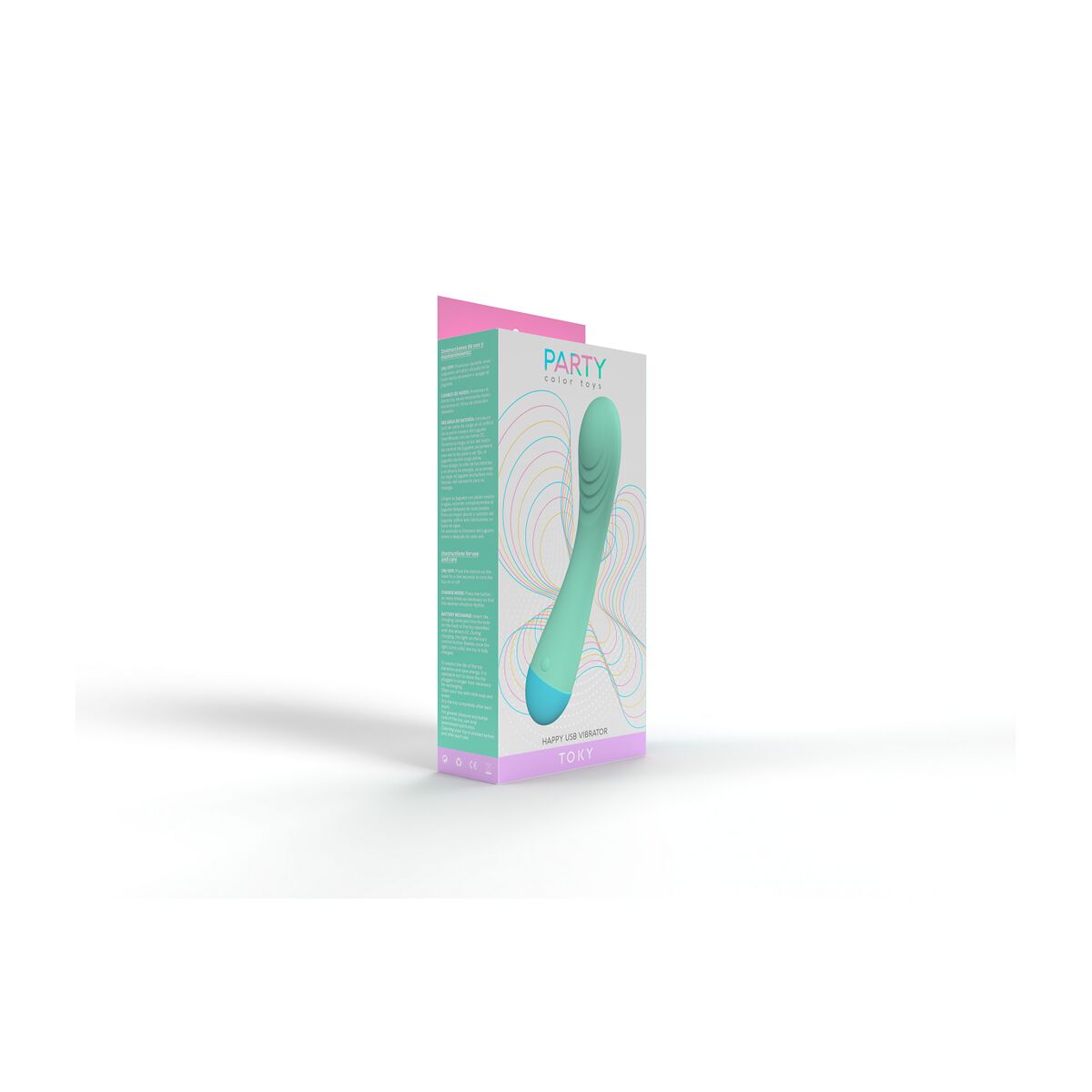 Vibrator zona G Party Color Toys, 5, roseregalo.com