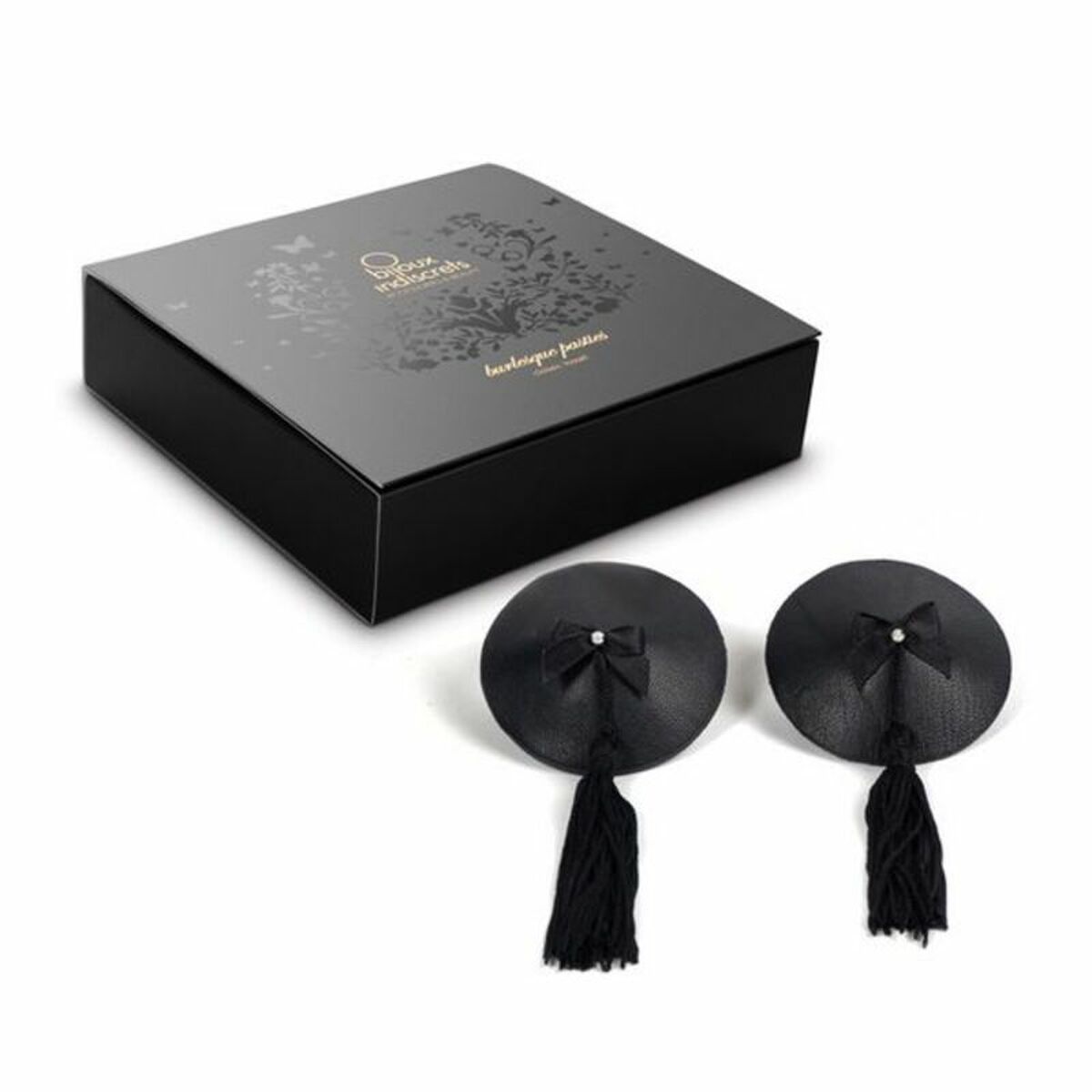Burlesque Pasties Negru Bijoux Indiscrets Burlesque Pasties Negru, 1, roseregalo.com