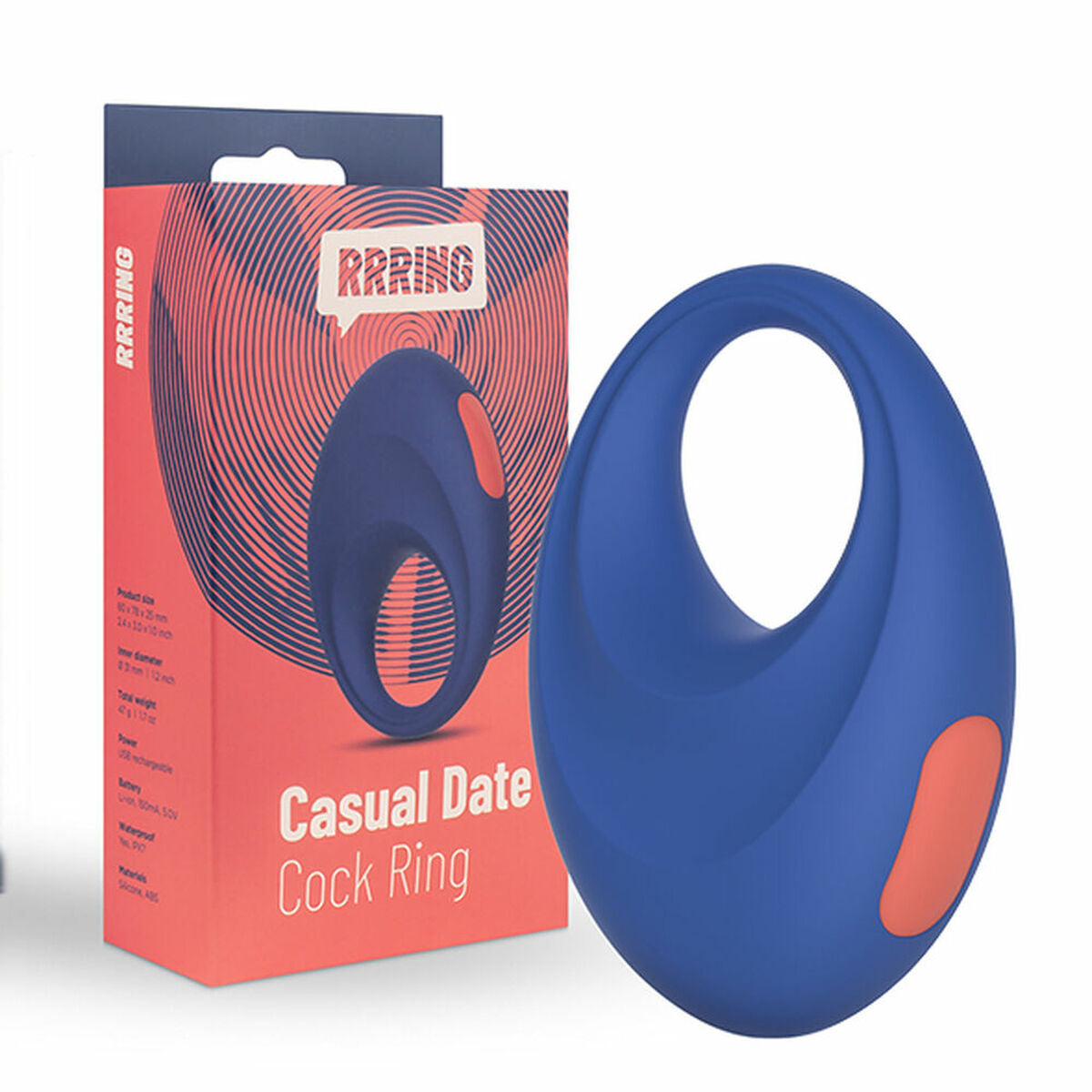 Pachet Inel Penis FeelzToys RRRING Casual Date Vibrator (31 mm), 1, roseregalo.com