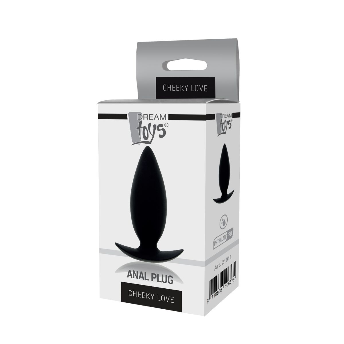 Plug Anal Dream Toys Cheeky Love Negru, 3, roseregalo.com