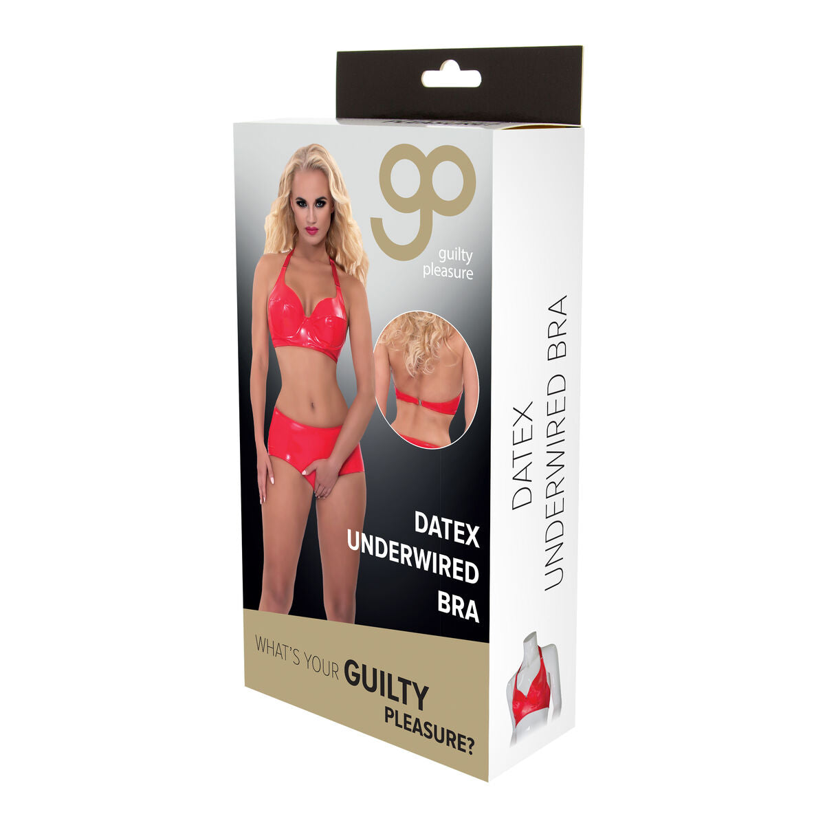 Compleu de lenjerie Guilty Pleasure Roșu (S), 5, roseregalo.com