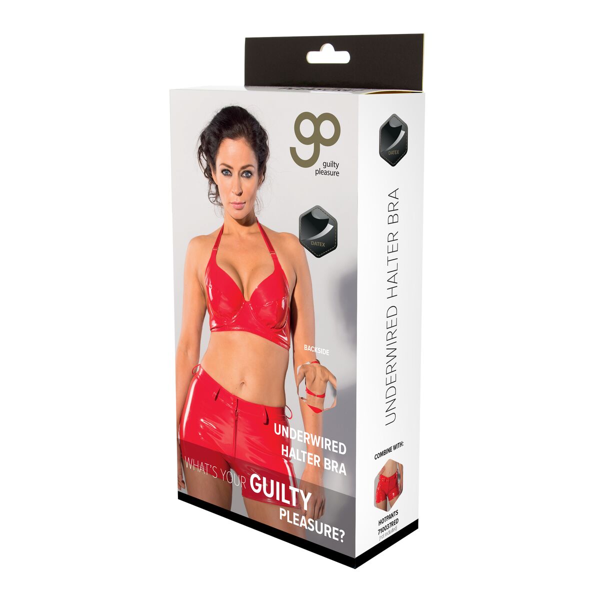 Compleu de lenjerie Guilty Pleasure Roșu (S), 6, roseregalo.com