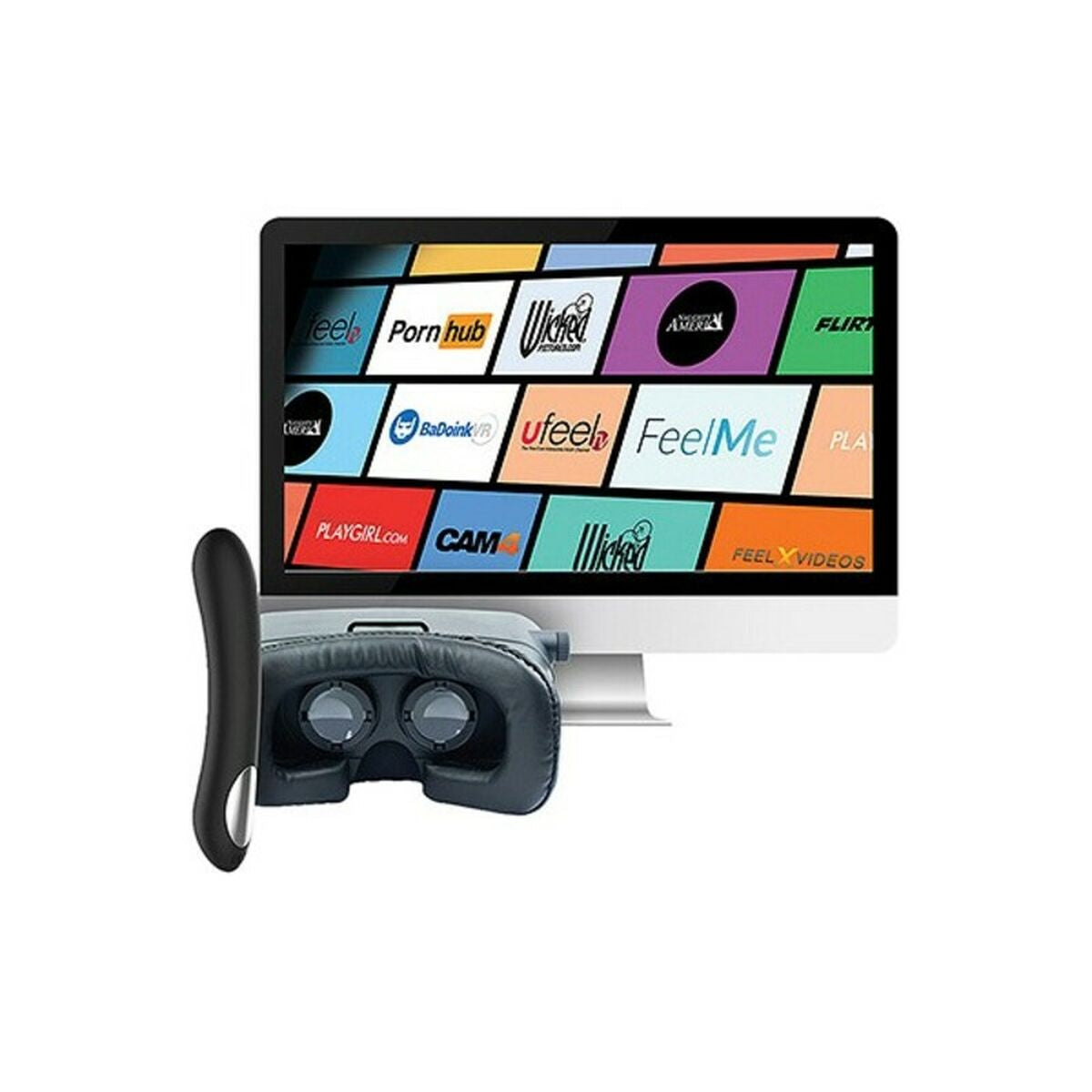 Vibrator zona G Kiiroo Teledildonic Pearl Negru, 3, roseregalo.com