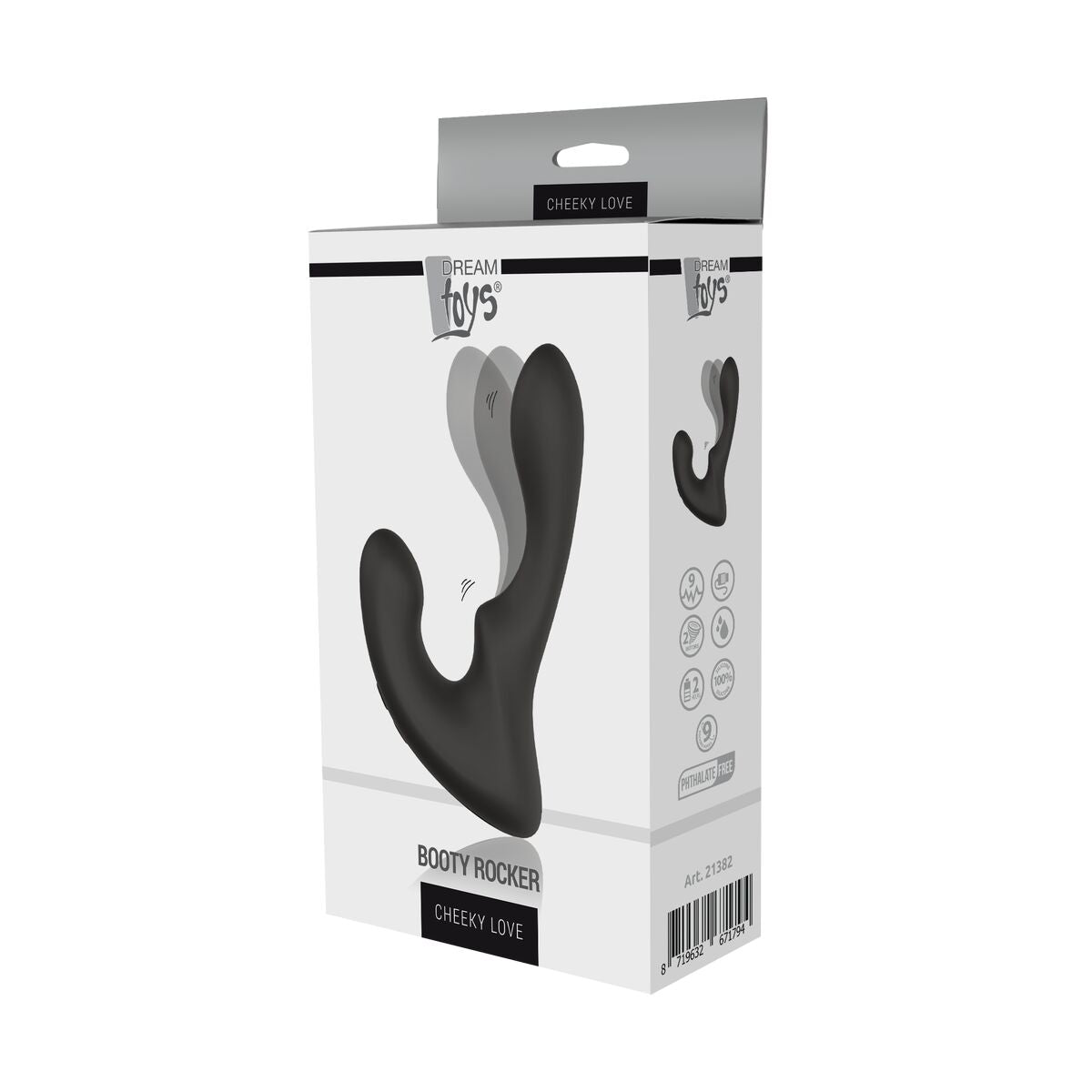 Vibrator anal Dream Toys Essentials Booty Negru, 4, roseregalo.com