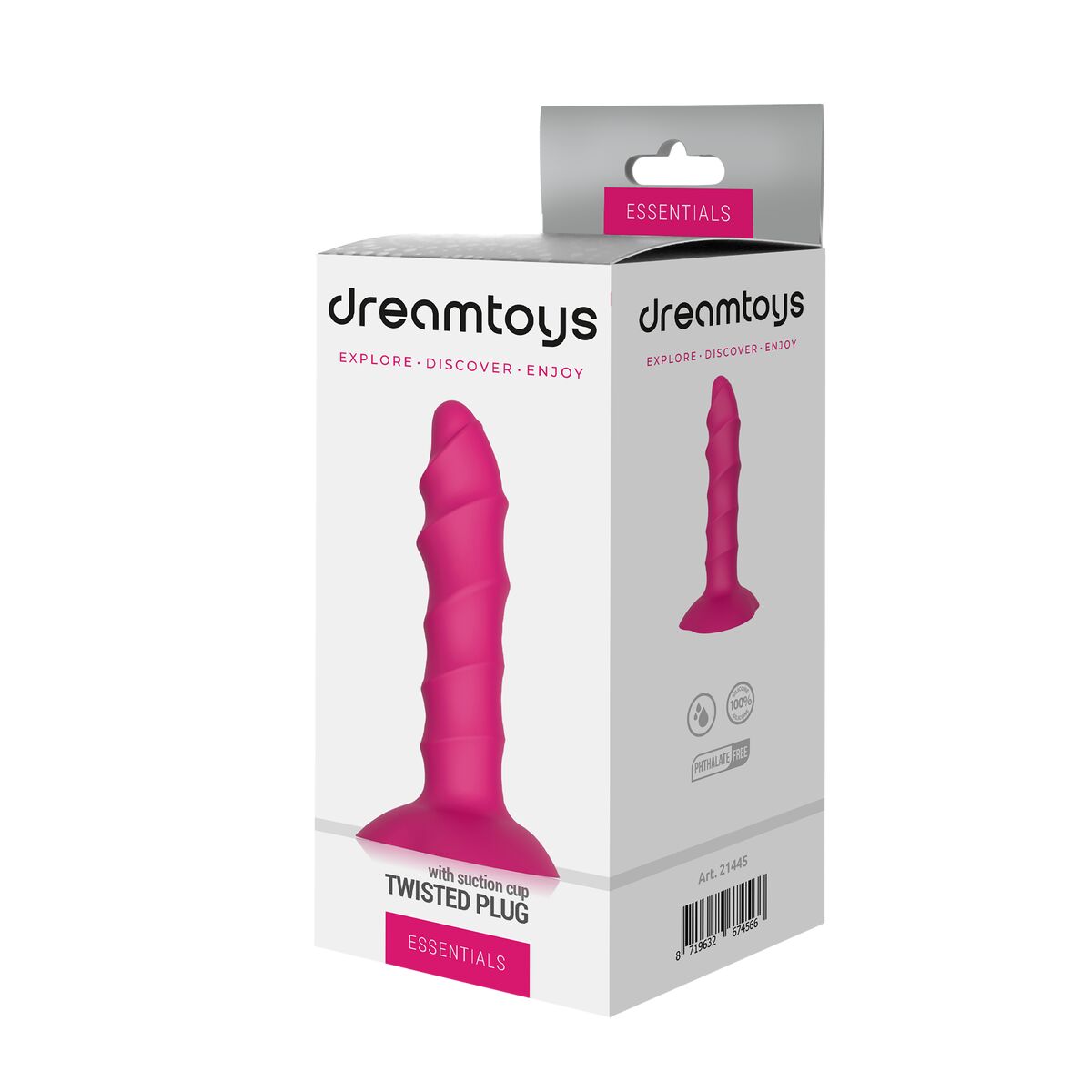 Plug Anal Dream Toys Essentials Twisted Roz, 3, roseregalo.com
