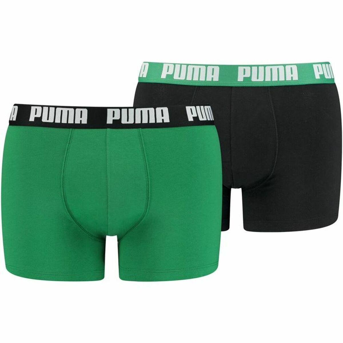 Boxeri pentru bărbați Puma 521015001-035 Verde (2 uds), 1, roseregalo.com