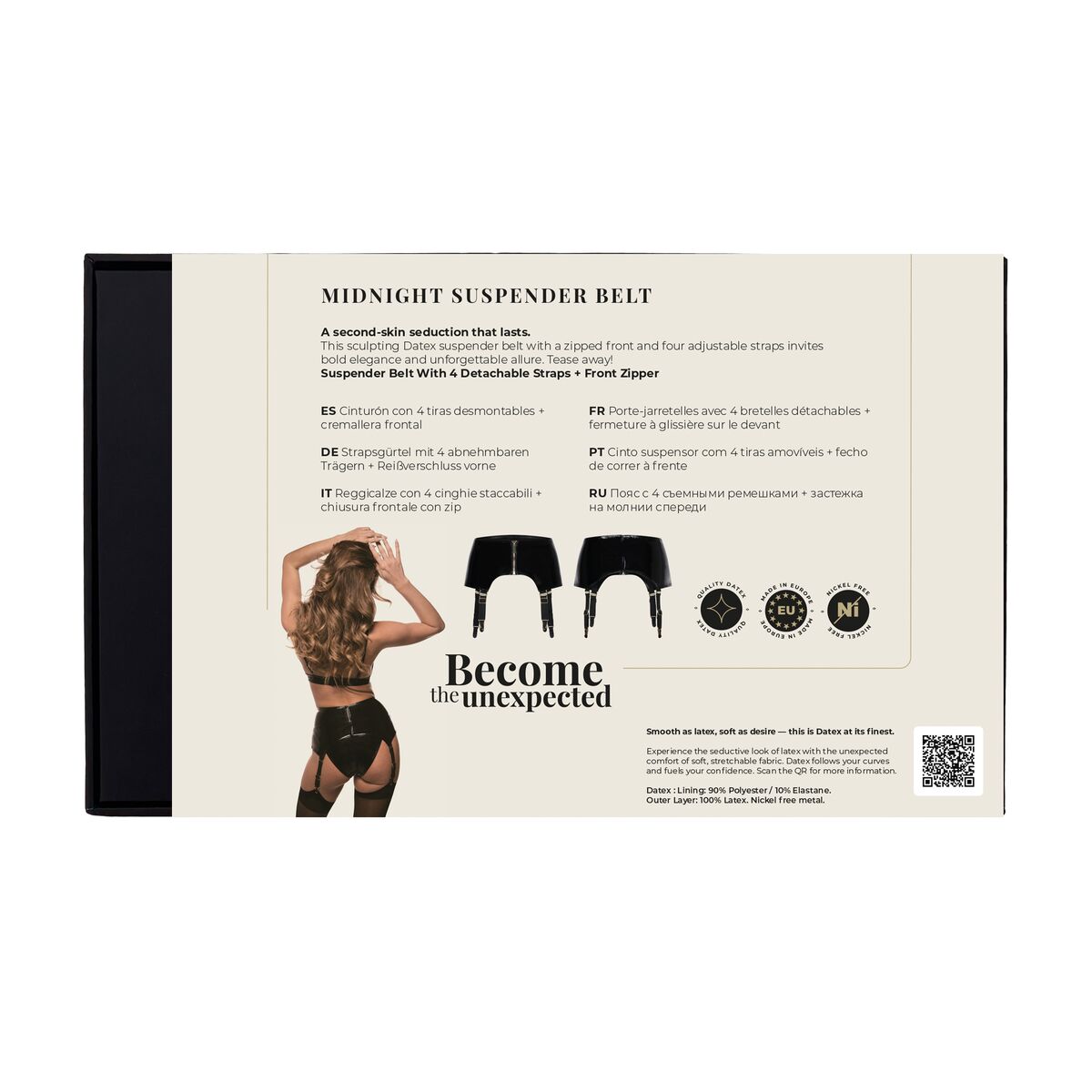 Compleu de lenjerie Guilty Pleasure Negru (XL), 3, roseregalo.com