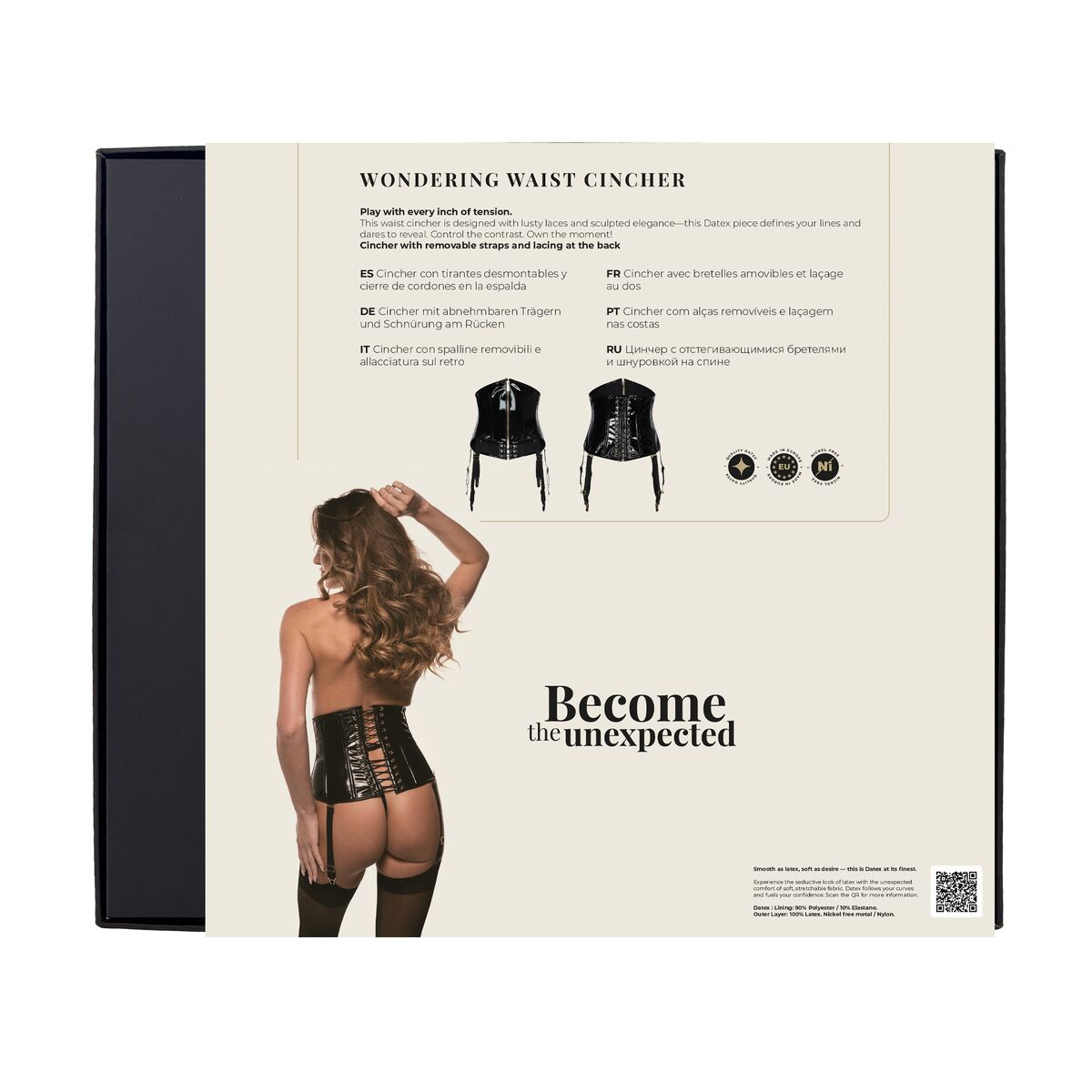 Body Corset Guilty Pleasure Negru (XXL), 5, roseregalo.com