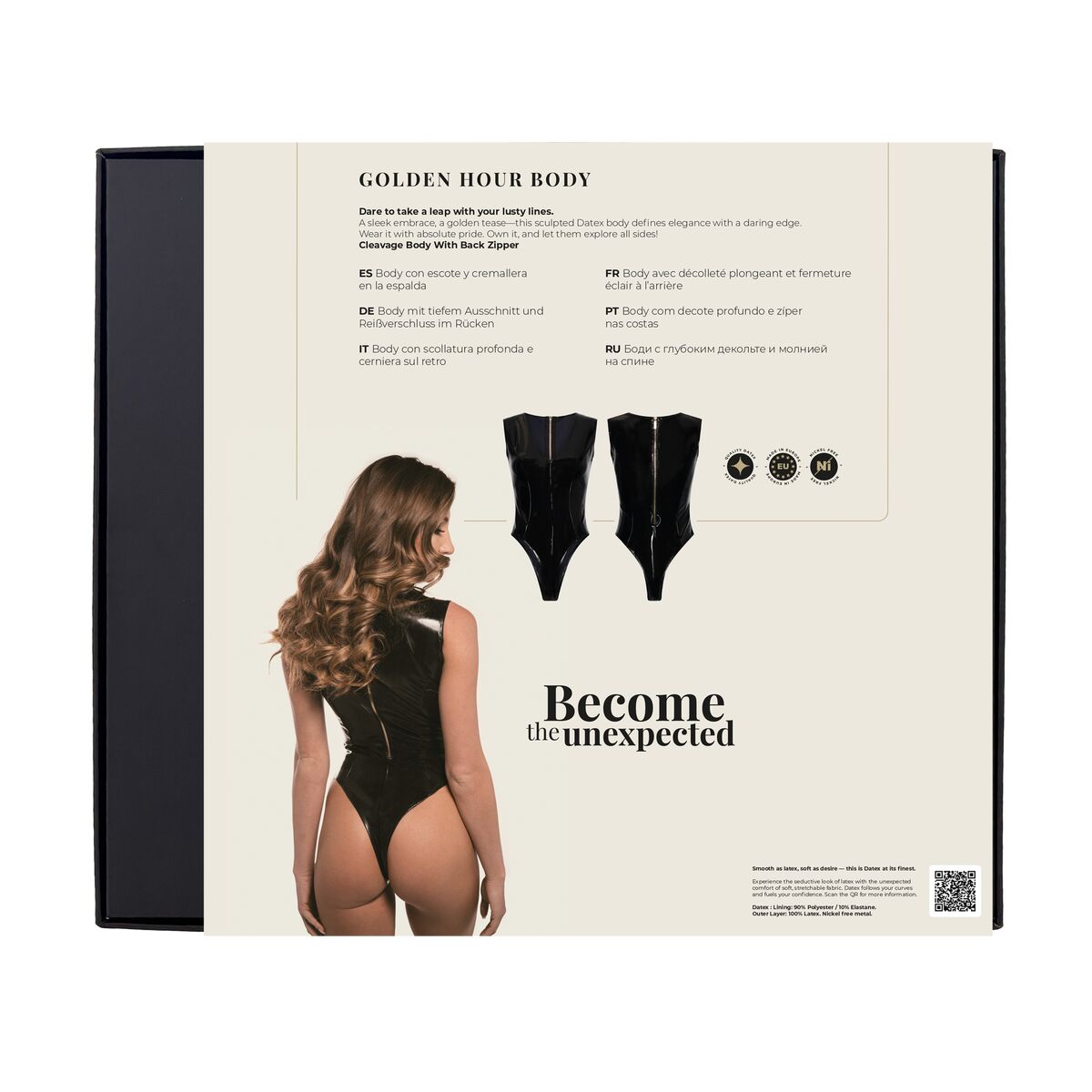 Body Guilty Pleasure Negru L, 4, roseregalo.com