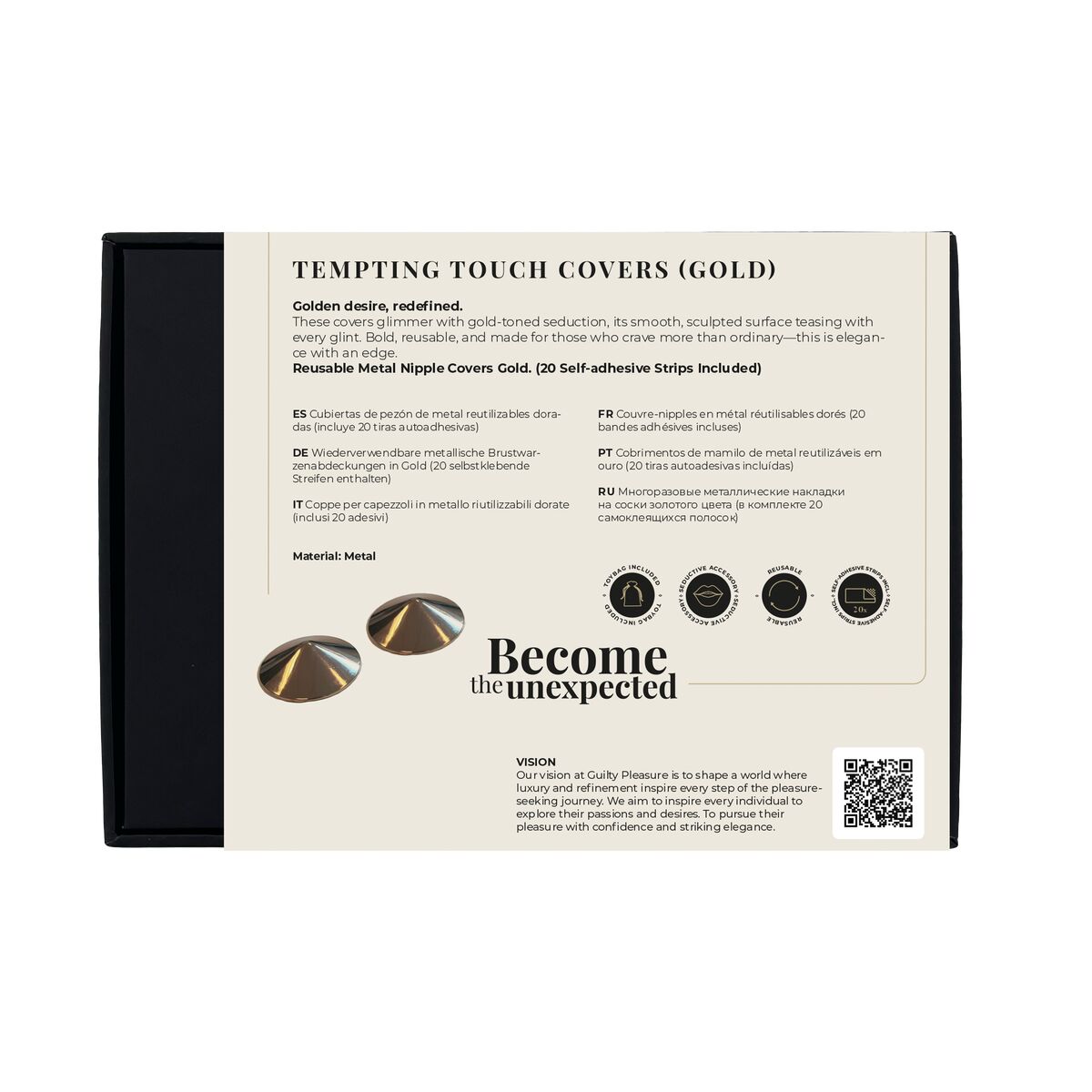 Căptușeli Guilty Pleasure Negru Mărime unică, 7, roseregalo.com