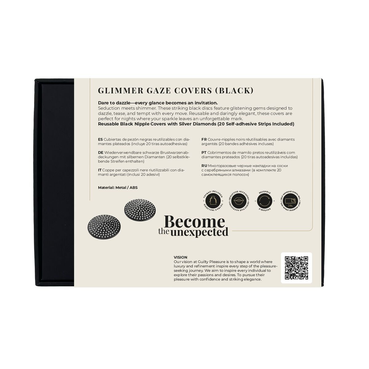 Căptușeli Guilty Pleasure Negru Mărime unică, 6, roseregalo.com