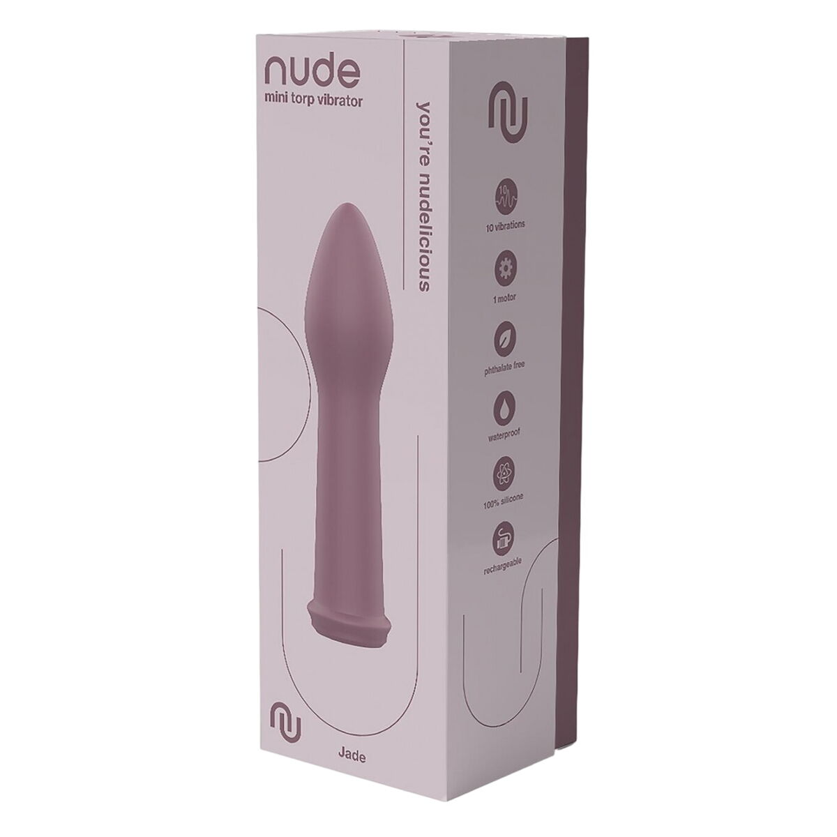 Mini Vibrador Dream Toys Nude Jade Mini Torp, 6, roseregalo.com