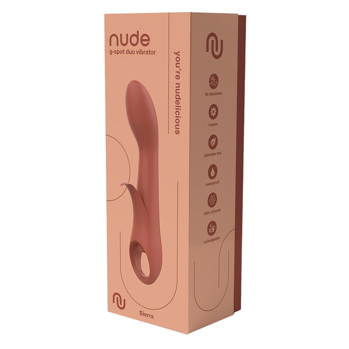 Dual Stimulation Vibrator Nude Maro, 10, roseregalo.com