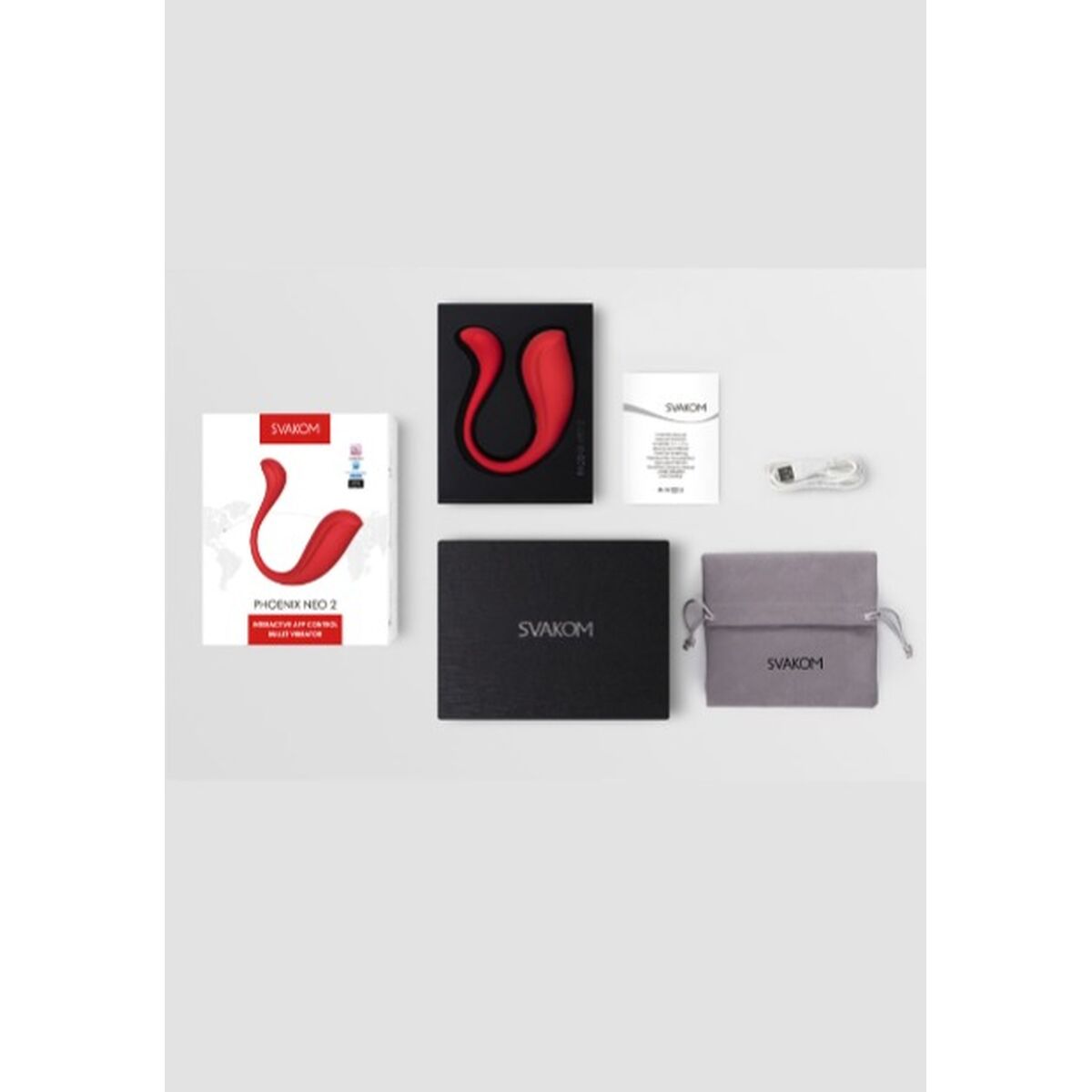 Vibrator Svakom Roșu, 3, roseregalo.com